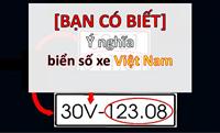 Ý nghĩa biển số xe – Những con số đem lại tài lộc, may mắn