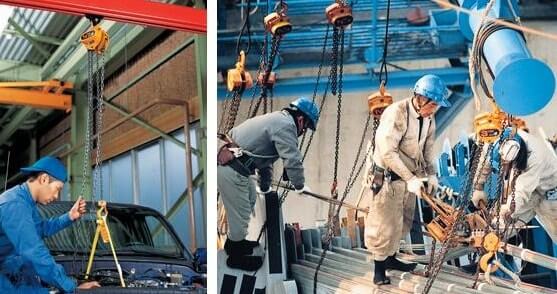 Pa lăng xích kéo tay