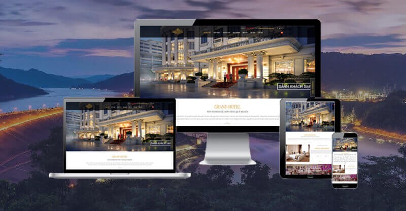 Thiết kế website khách sạn chuyên nghiệp
